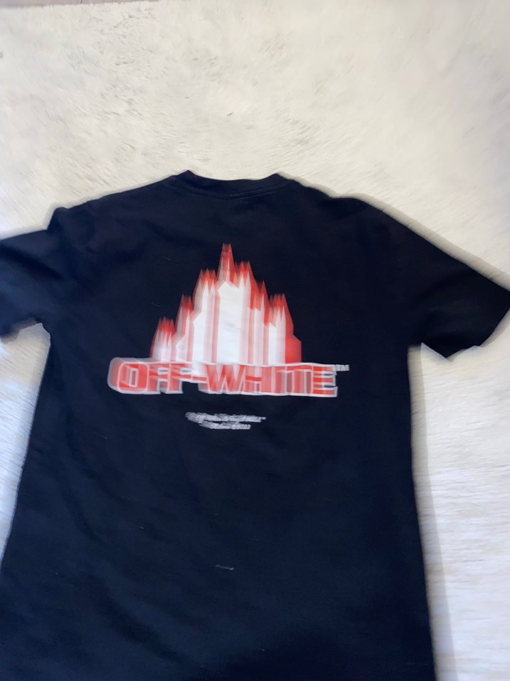 Siyah Baskılı Erkek Kısa Kollu Tişört replika - Görsel 3