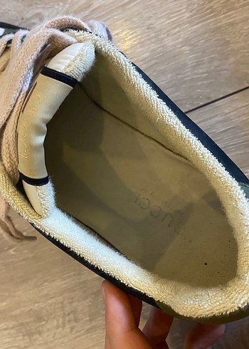 Gucci Çok Renkli Zebra Desenli Spor Ayakkabı replika son kalite - Görsel 3