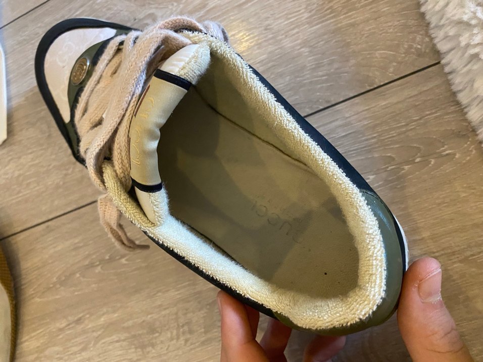 Gucci Çok Renkli Zebra Desenli Spor Ayakkabı replika son kalite - Görsel 3