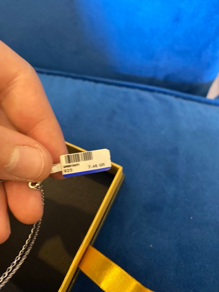 Set diamond dan alınmış çift zincirli gümüş kolye - Görsel 4