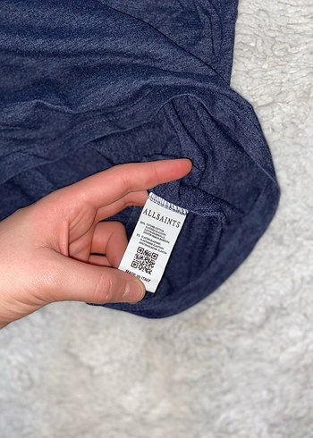 Erkek Lacivert Denim Tişört - Görsel 3