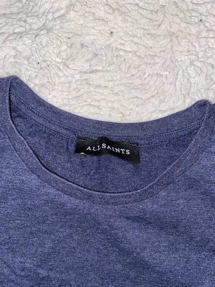 Erkek Lacivert Denim Tişört - Görsel 2