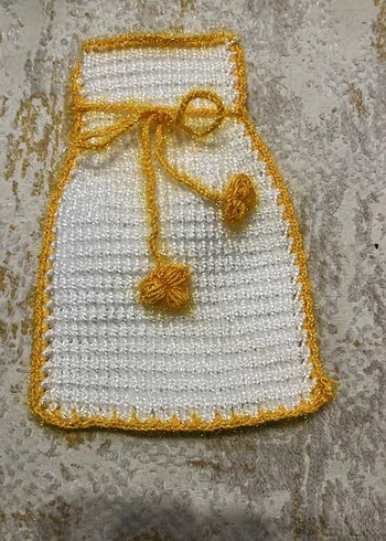 siirt ipi özel işleme örgü kese takımı 2li - Görsel 4