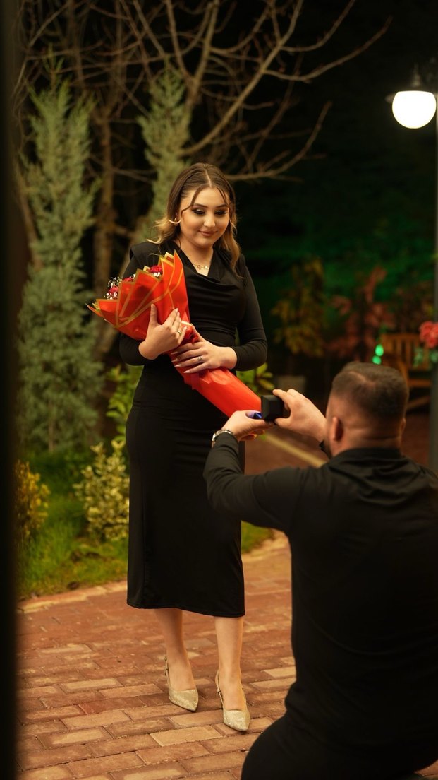 Kadın Siyah Uzun Kollu Uzun Elbise - Görsel 3