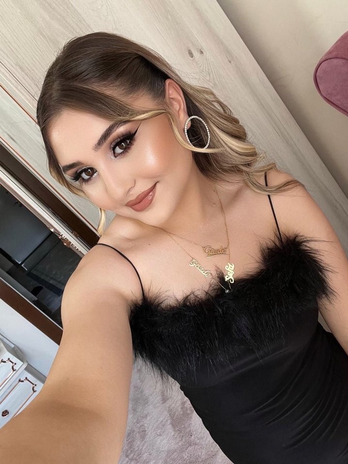 Kürklü Leopar Desenli Mini Elbise - Görsel 2