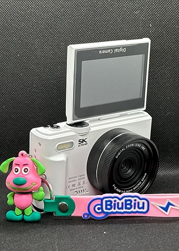 Beyaz 5K Dijital Kamera 64GB Hafıza Kartlı - Görsel 2