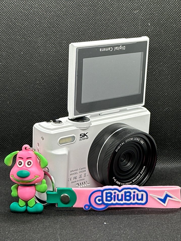 Beyaz 5K Dijital Kamera 64GB Hafıza Kartlı - Görsel 2