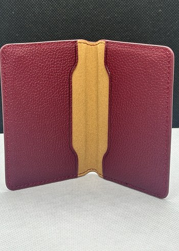 Apple İphone Uyumlu Magsafe Cüzdan Bordo - Görsel 3