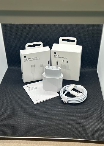 Apple USB-C 20W Güç Adaptörü ve Lightning Kablosu - Görsel 2