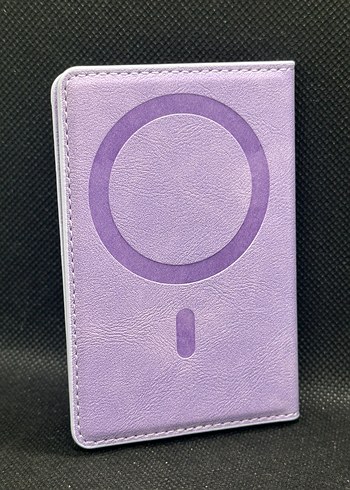 Apple İphone Uyumlu Magsafe Cüzdan Mor - Görsel 4