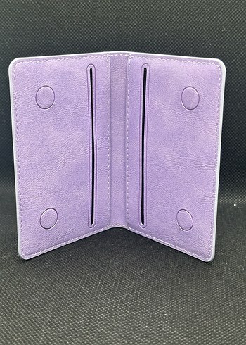 Apple İphone Uyumlu Magsafe Cüzdan Mor - Görsel 2