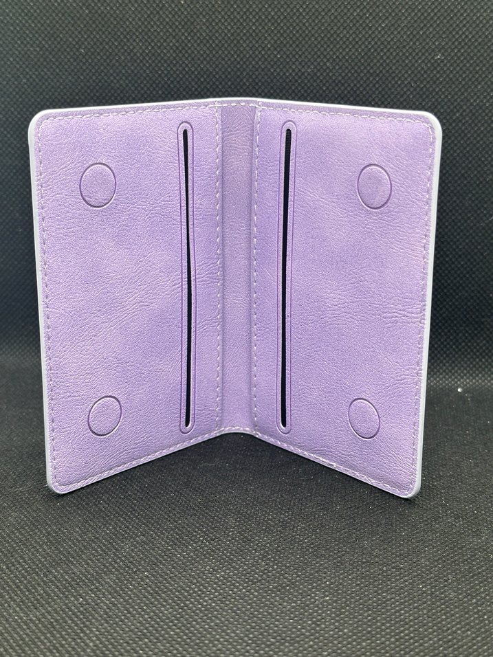 Apple İphone Uyumlu Magsafe Cüzdan Mor - Görsel 2