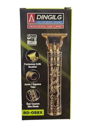 Usb Şarjlı Saç Sakal Kesme Tıraş Makinesi - Görsel 2