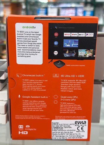 MX Box S 4K Ultra HD Android Medya Oynatıcı - Görsel 2
