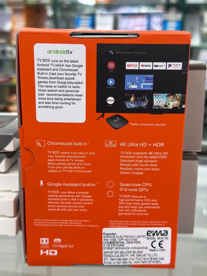 MX Box S 4K Ultra HD Android Medya Oynatıcı - Görsel 2
