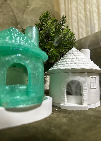 Renkli Ev Tasarımlı TÜTSÜ seti {3} parça - Görsel 3