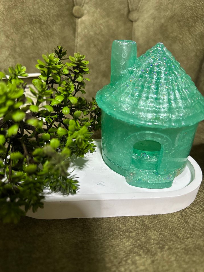 Renkli Ev Tasarımlı TÜTSÜ seti {3} parça - Görsel 2