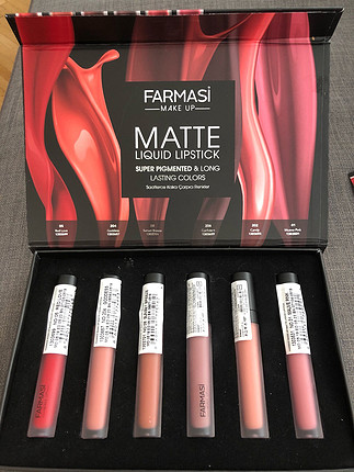 Farmasi Matte Liquid Lipstick Tek Tek Satılık Farmasi Makyaj %20 İndirimli  - Gardrops