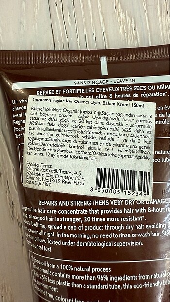 Beden Yves Rocher Onarıcı Uyku Bakım Kremi
