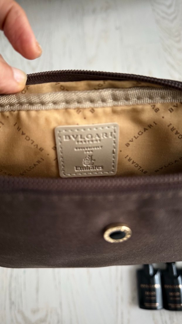 Bvlgari Erkek çanta ve parfüm set - Görsel 4