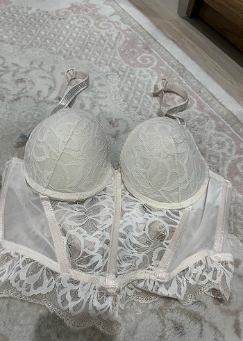 Beyaz Bohem Dantel Büstiyer Sütyen - Görsel 2