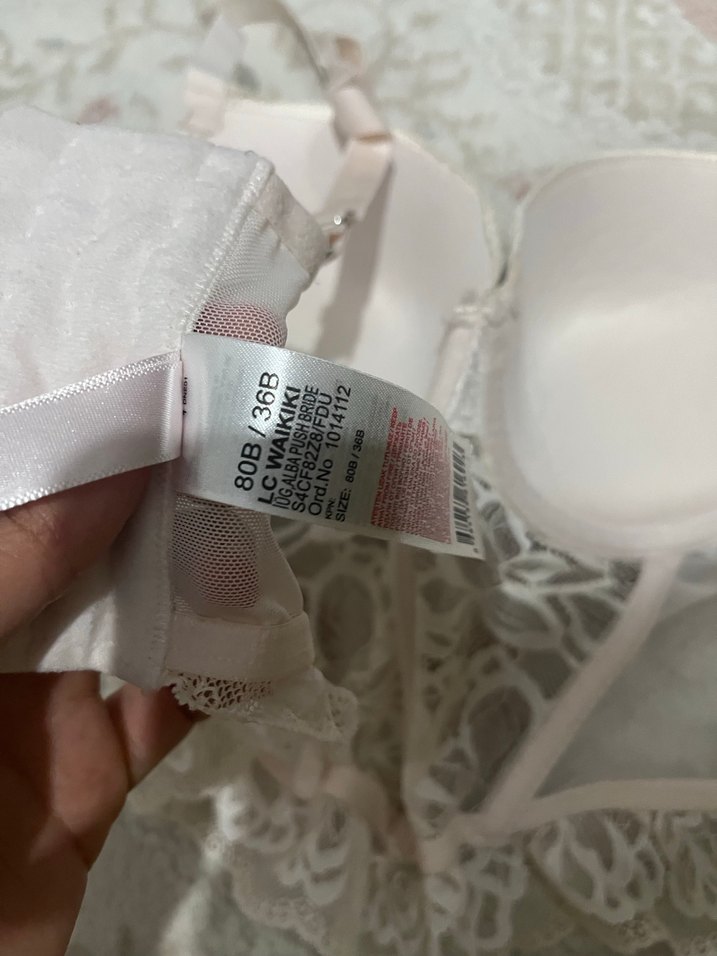 Beyaz Bohem Dantel Büstiyer Sütyen - Görsel 4