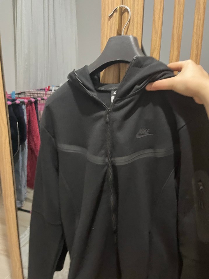 Nike Siyah Fermuarlı Erkek Sweatshirt - Görsel 2