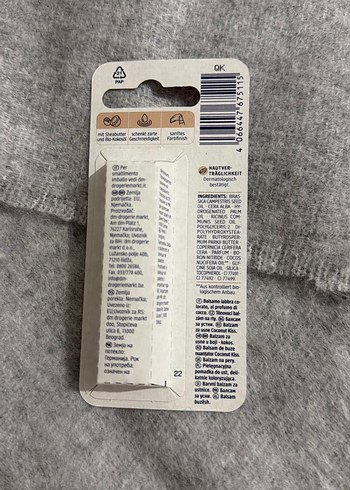 Balea Hindistan Cevizi Dudak Balm - Görsel 3