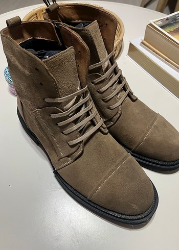 BEJ SÜET ERKEK BOT 44 NUMARA - Görsel 3