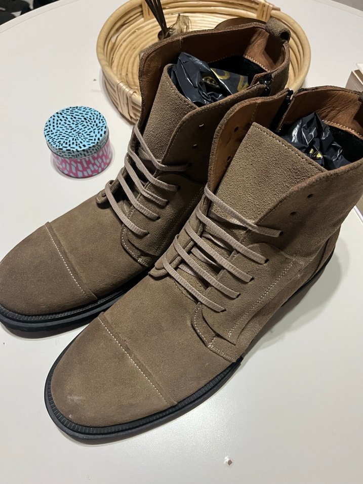 BEJ SÜET ERKEK BOT 44 NUMARA - Görsel 2