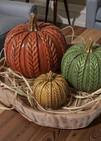 dekoratif kabak set - Görsel 4