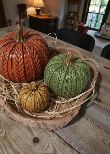 dekoratif kabak set - Görsel 3