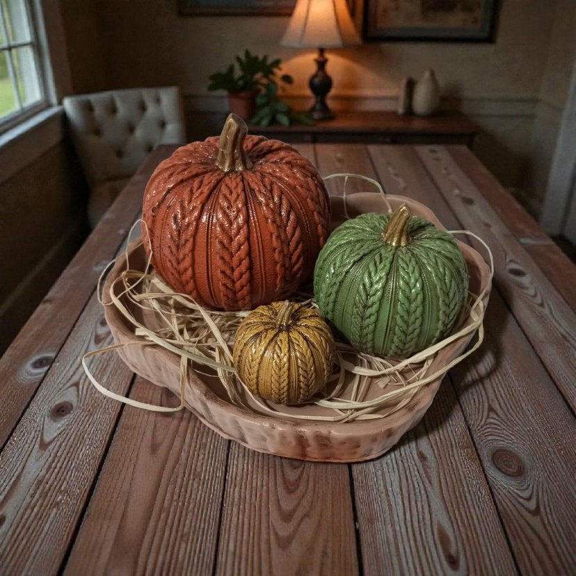 dekoratif kabak set - Görsel 2