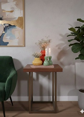 Pastel Renkli Mum ve Mumluk Seti - Görsel 3