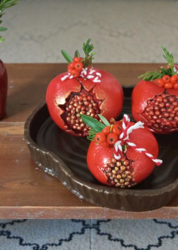 Renkli Nar Figürleri Seti - Görsel 3