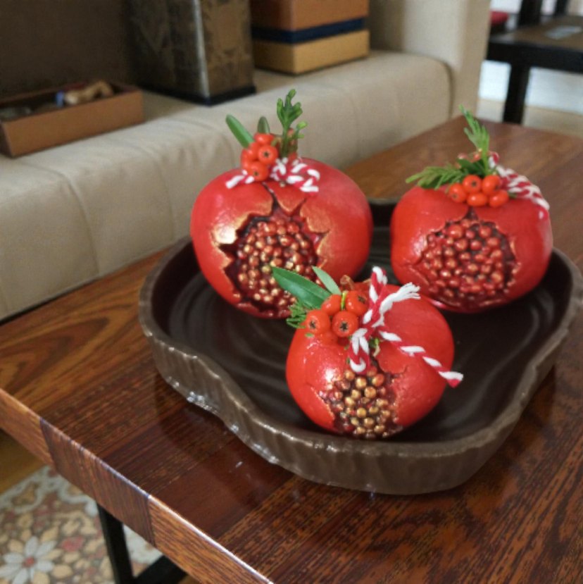 Renkli Nar Figürleri Seti - Görsel 2