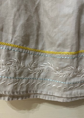 MNG Bohem İşleme Detaylı Kısa Etek - Görsel 3