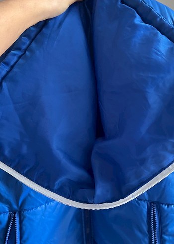 Erkek Mavi Fermuarlı Şişme Yelek - Görsel 7