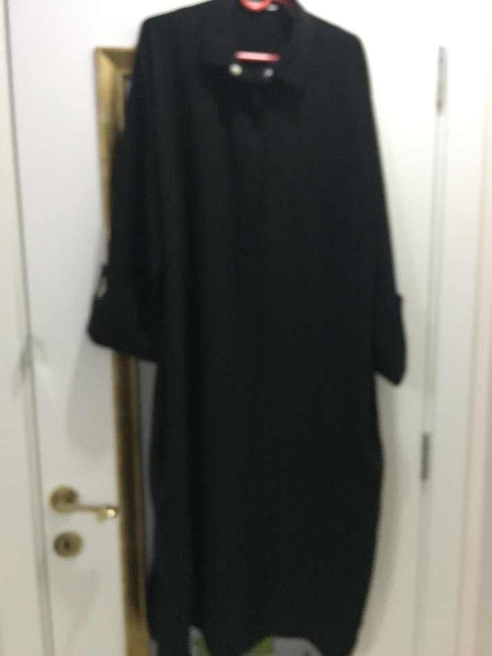 ARMINE marka Siyah Düğmeli Uzun Kollu parduse - Görsel 3