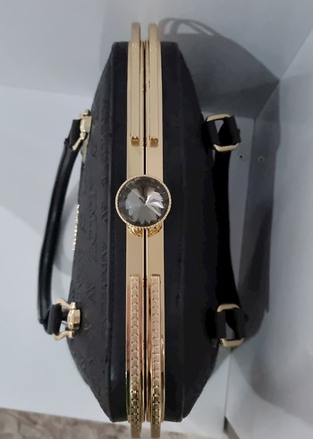 Armine Siyah Deri Kadın Çanta - Görsel 7