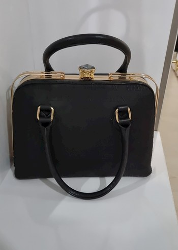 Armine Siyah Deri Kadın Çanta - Görsel 3