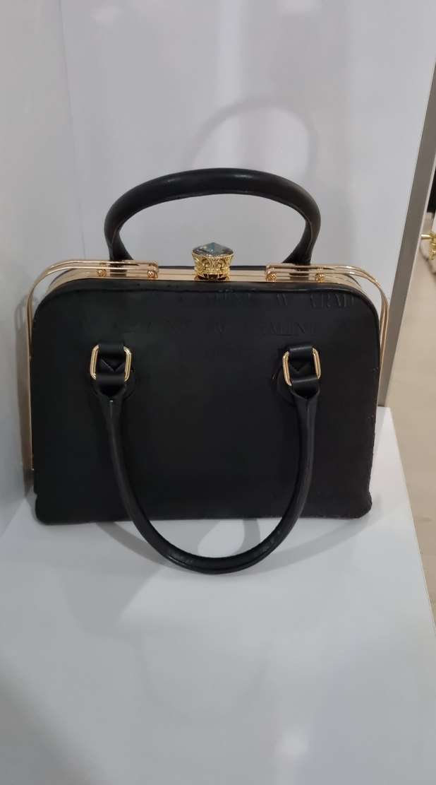 Armine Siyah Deri Kadın Çanta - Görsel 3