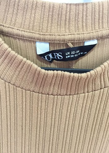 Bej Kadın Uzun Kollu Salaş Elbise tunik - Görsel 2