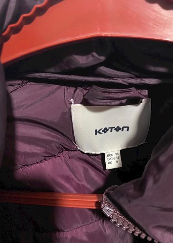 Bordo Fermuarlı Kadın Kışlık Mont - Görsel 3