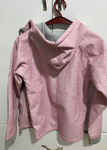 Pembe Fermuarlı Kadın Spor Ceket - Görsel 2