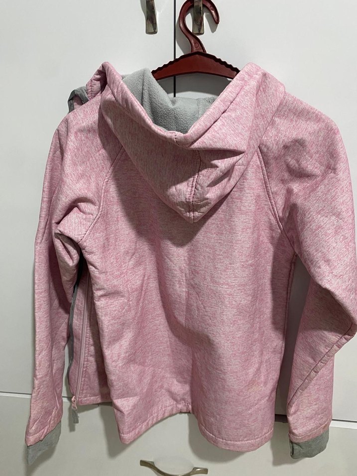 Pembe Fermuarlı Kadın Spor Ceket - Görsel 2