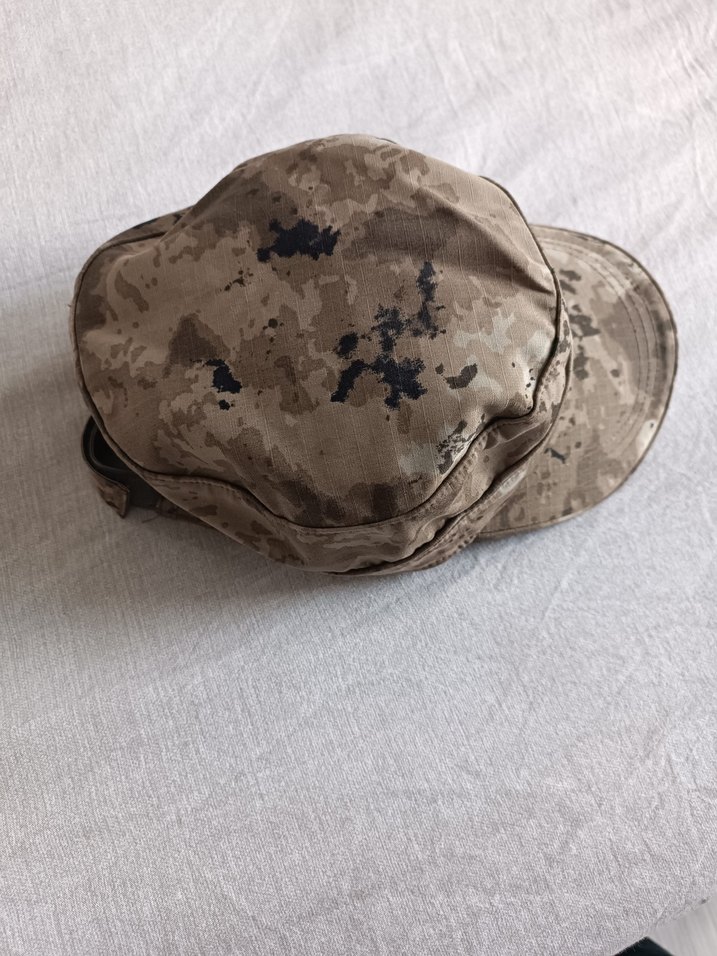 Gri Kamuflaj Desenli Erkek Şapka - Görsel 4