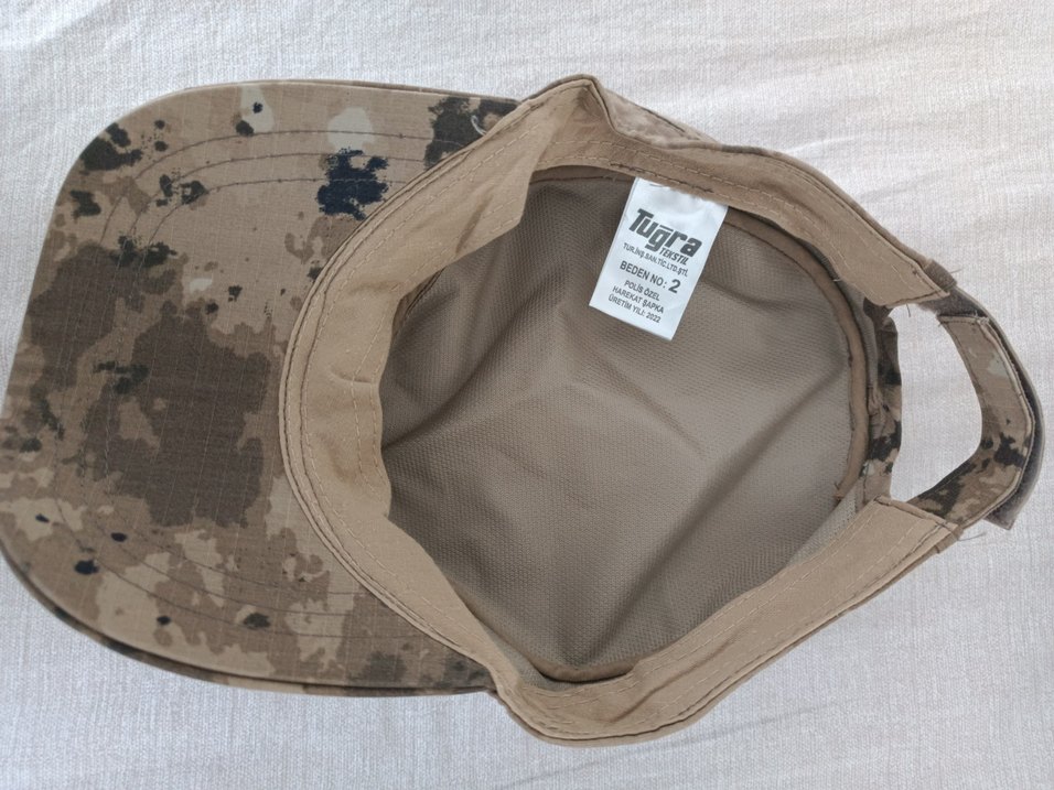 Gri Kamuflaj Desenli Erkek Şapka - Görsel 5