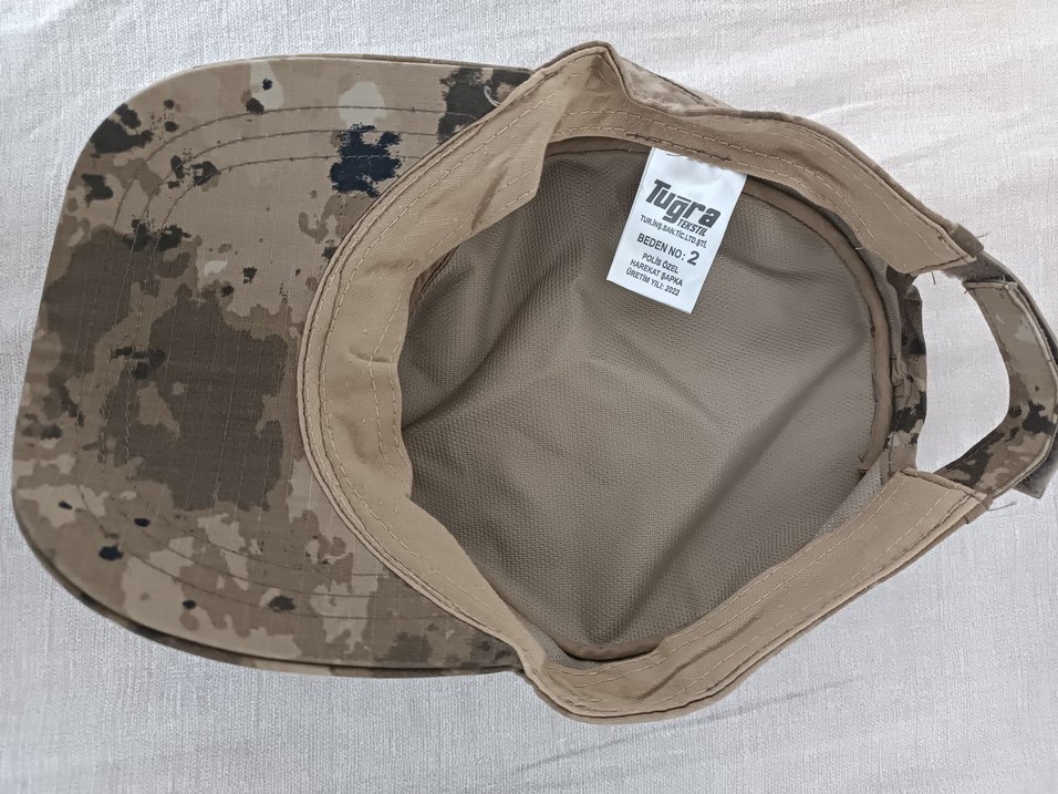 Gri Kamuflaj Desenli Erkek Şapka - Görsel 2