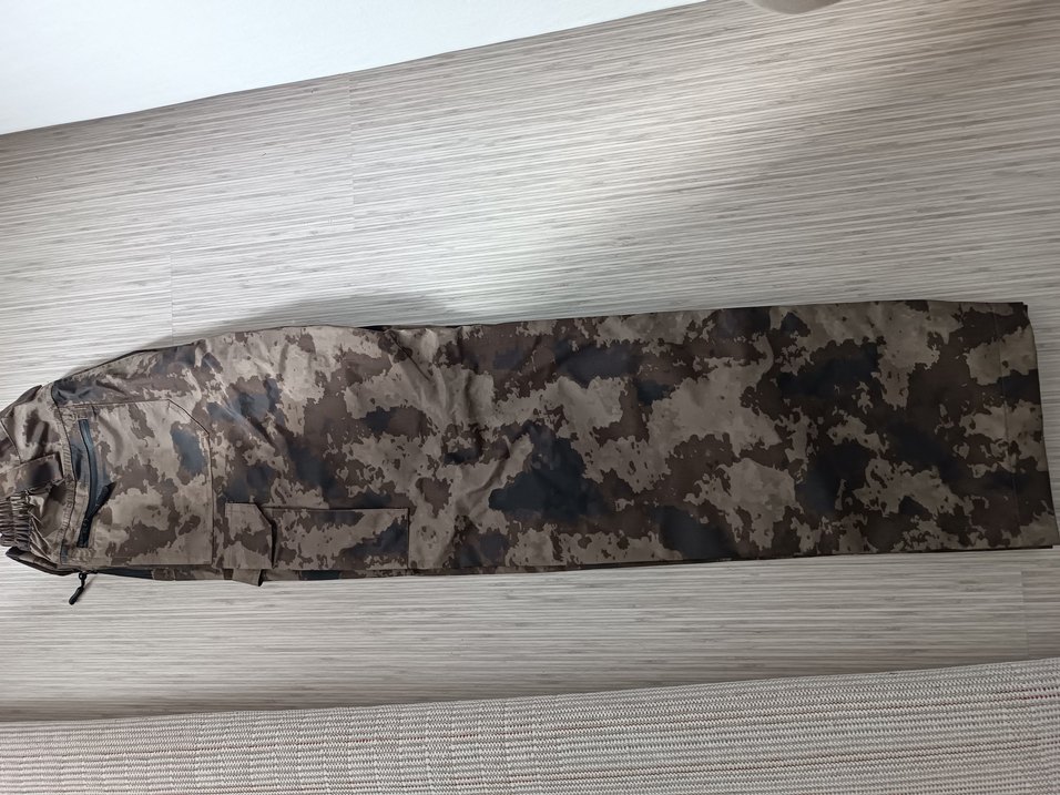 Kemerli Kamuflaj Erkek Pantolon yağmurluk - Görsel 3